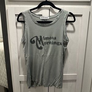 Brokedown Mimosa Mornings Tank Top Medium